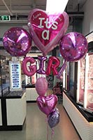 Glückwunschballon: 'It`s a Girl'