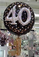 Zum 40ten Geburtstag - Ballon zum Jubiläum